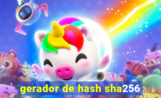 gerador de hash sha256